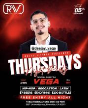 Thursdays Night Party with DJ Vega
